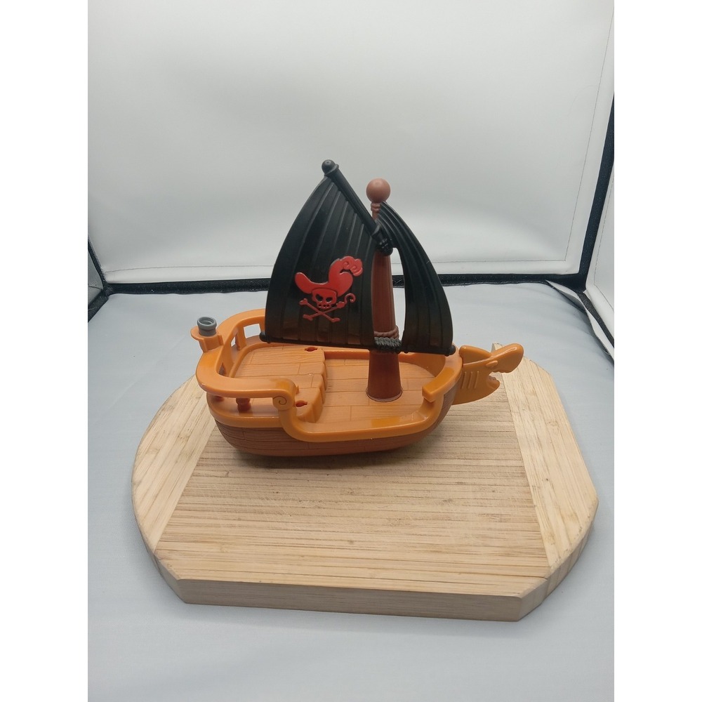 Fisher Price Disney Captain Jake The Never Land Pirate Hook's Battle Ship 7.25"